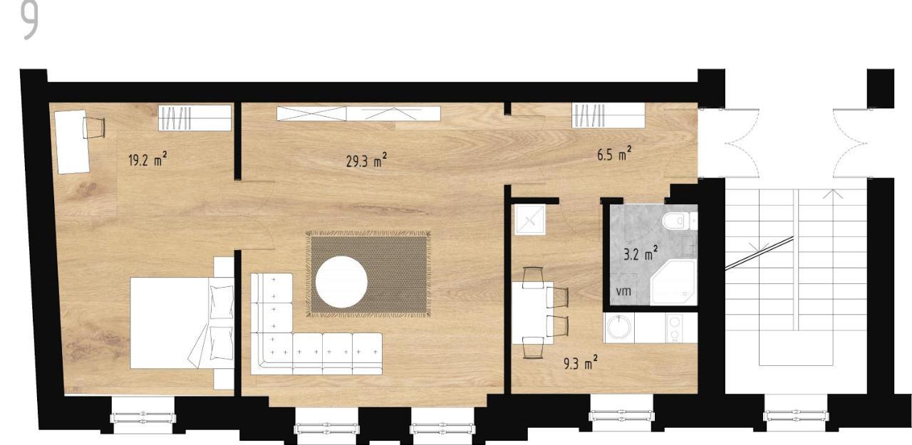 شقة Gourmet Storie'S Ap 68Sqm Renovated Free Parking ريغا المظهر الخارجي الصورة